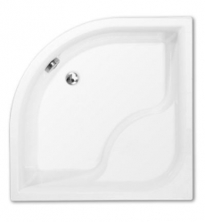 Roltechnik - Roth Hluboká sprchová vanička čtvrtkruhová 80x80x48cm VIKI LUX/800 akrylát