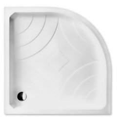 Roltechnik - Roth Samonosná sprchová vanička čtvrtkruhová 90x90cm HAWAII-P/900 akrylát