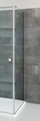 Náhled obrázku: Roltechnik - Roth Sprchová boční stěna 100 cm BI FXP/1000 Brillant 