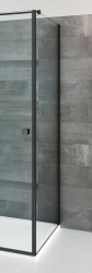 Náhled obrázku: Roltechnik - Roth Sprchová boční stěna 90 cm BI FXP/900 Black 