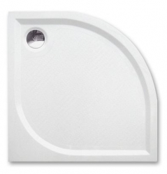 Roltechnik - Roth Sprchová vanička čtvrtkruhová 80x80x3cm DREAM-M/800 litý mramor