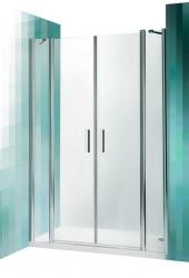 Náhled obrázku: Roltechnik - Roth Sprchové dveře dvoukřídlé 120cm TDN2/1200 Tower Line brillant sklo čiré 