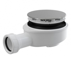 Roltechnik - Roth Vaničkový sifon snížený chrom - plast Ø90