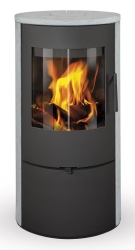 Romotop krbová kamna EVORA kámen (bok serpentin, víko serpentin)