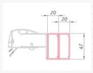 Náhled obrázku: ROTH Nastavovací profil pro PROXIMA LINE - PXDO1N, PXD2N 
