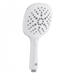 Ruční sprcha SAT, 3 funkce, bílá/chrom - SATBSRST31