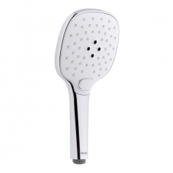 Ruční sprcha Siko, 3 funkce, bílá/chrom - SIKOBSRST33