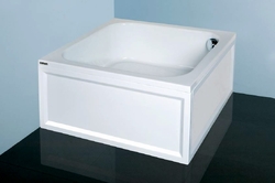 Sanplast Hluboká sprchová vanička čtvercová Bbs/CL, akrylát