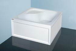 Sanplast Hluboká sprchová vanička se sedátkem Bzs/CL, akrylát