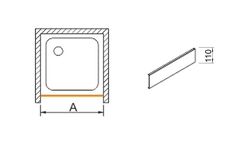 Náhled obrázku: Sanplast Obkladový panel OBF 11 Sanplast Obkladový panel OBF 11