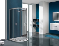 Náhled obrázku: Sanplast Sprchový kout půlkruhový KPP2DJa/TX5b, dvoukřídlé dveře, R570 