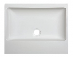 Sanplast Umyvadlo litý mramor Unb-M/FREE 55x45x8 cm, bílá