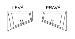 Náhled obrázku:  Sanplast Vana asymetrická 180x140 cm WTL(P)/SPACE, akrylát