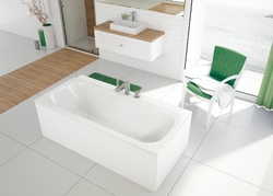 Sanplast Vana obdélníková s oboustranným opěradlem WPdo/FREE, akrylát