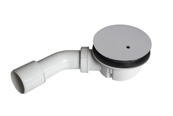 Sanplast Vaničkový sifon Ø90 s chromovou krytkou a kolenem (661-A0041)