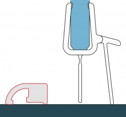 SanSwiss ANNEA Prahová lišta R550 pro optimální těsnost (volitelné příslušenství)