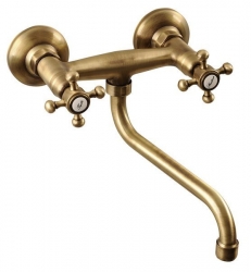 Sapho Antea Nástěnná retro baterie 150mm, bronz