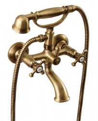 Sapho Antea Nástěnná vanová retro baterie kompletní 150mm bronz