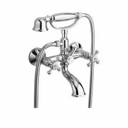 Sapho Antea Nástěnná vanová retro baterie kompletní 150mm chrom