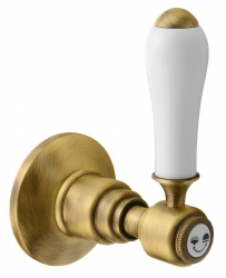 Sapho Antea Podomítkový přepínač páčka bronz