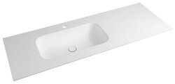 Sapho ARUBA umyvadlo do nábytku 180x51,5cm, Rockstone, levé, bílá mat - AR180-B1L