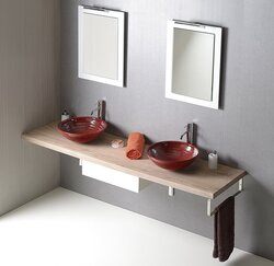 Sapho AVICE deska pod umyvadlo 210x50x5cm, dub Rover - AV214