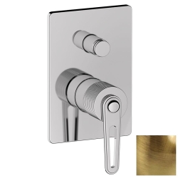 Sapho BEBÉ Podomítková baterie, 2 výstupy, bronz