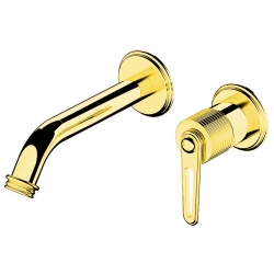 Sapho BEBÉ Podomítková umyvadlová baterie, zlato