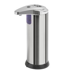 Sapho Bezdotykový dávkovač mýdla na postavení, 240ml, 74x184x113mm, nerez lesk - 06672