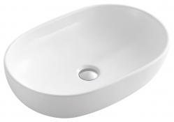 Sapho Caleo Umyvadlo na desku 60x42 cm bílá