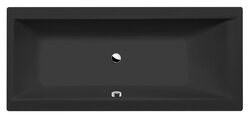Náhled obrázku: Sapho CLEO obdélníková vana 160x70x48cm, černá mat - 73611.21 