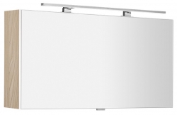 Sapho CLOE Galerka s LED osvětlením 100x50x18cm, jilm bardini - CE100-0013