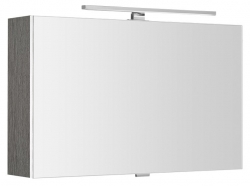 Sapho CLOE Galerka s LED osvětlením 80x50x18cm, dub stříbrný - CE080-0011