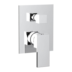 Sapho CUBEMIX Podomítková baterie, 2 výstupy, chrom