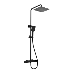 Sapho CUBEMIX Sprchový sloup s baterií, černá mat