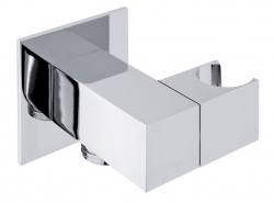 Sapho Držák sprchy hranatý otočný, s vyústěním chrom