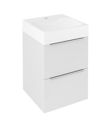 Náhled obrázku: Sapho EMONA Koupelnová skříňka bez umyvadla 39,4x55x39 cm, bílá lesk 