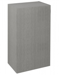 Sapho Espace Doplňková skříňka 50x94x32cm 1x dvířka levá/pravá dub stříbrný