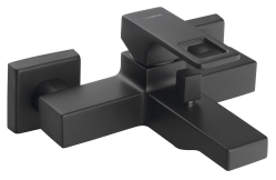 Sapho Forata Nástěnná vanová baterie 150mm, černá mat