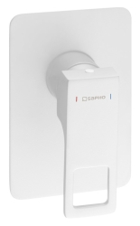 Sapho Forata Podomítková baterie, 1 výstup, bílá mat