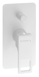 Sapho Forata Podomítková baterie, 2 výstupy, bílá mat