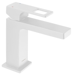 Sapho Forata Stojánková umyvadlová baterie bez výpusti, bílá mat