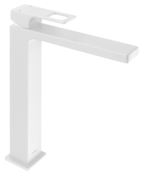 Sapho Forata Vysoká stojánková umyvadlová baterie bez výpusti, bílá mat