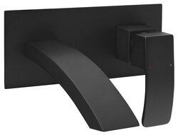 Sapho Ginko Podomítková umyvadlová baterie černá mat