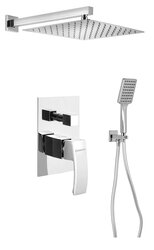 Náhled obrázku: Sapho GINKO podomítkový sprchový set s pákovou baterií, 2 výstupy, chrom - 1101-42-23 