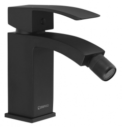 Sapho Ginko Stojánková bidetová baterie bez výpusti černá mat