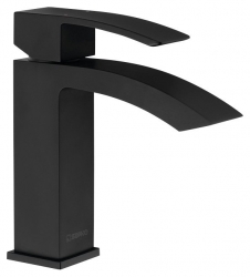 Sapho Ginko Stojánková umyvadlová baterie bez výpusti černá mat