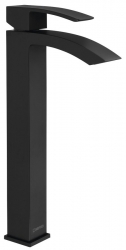 Sapho Ginko Stojánková umyvadlová baterie vysoká bez výpusti černá mat
