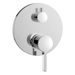 Sapho ICONIC Podomítková baterie, 2 výstupy, chrom