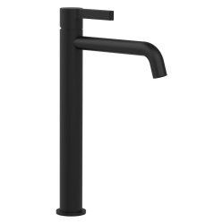 Sapho ICONIC Vysoká stojánková umyvadlová baterie bez výpusti, černá mat